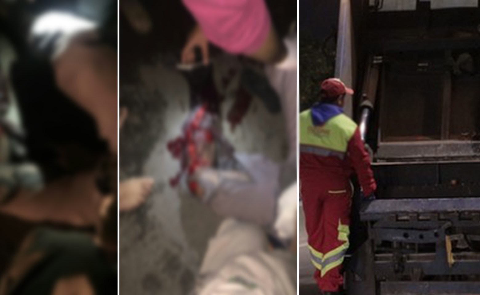 عامل نظافة يفقد رجله اثناء عمله بحادث مروع في عربصاليم 
