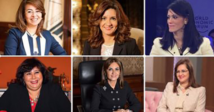 لأول مرة في تاريخ مصر...المرأة المصرية تحصل على 6 مقاعد في مجلس الوزراء