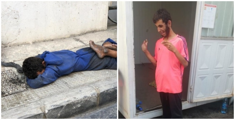 بالصور/ بعدما كان مُقيد قرب مستشفى حكومي في طرابلس..  هيثم نُقل إلى مركز للإهتمام به