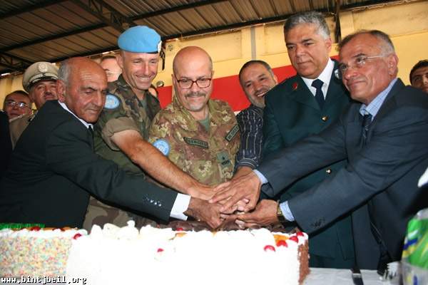 احتفال لاتحاد بلديات بنت جبيل لمناسبة عيد الجيش 