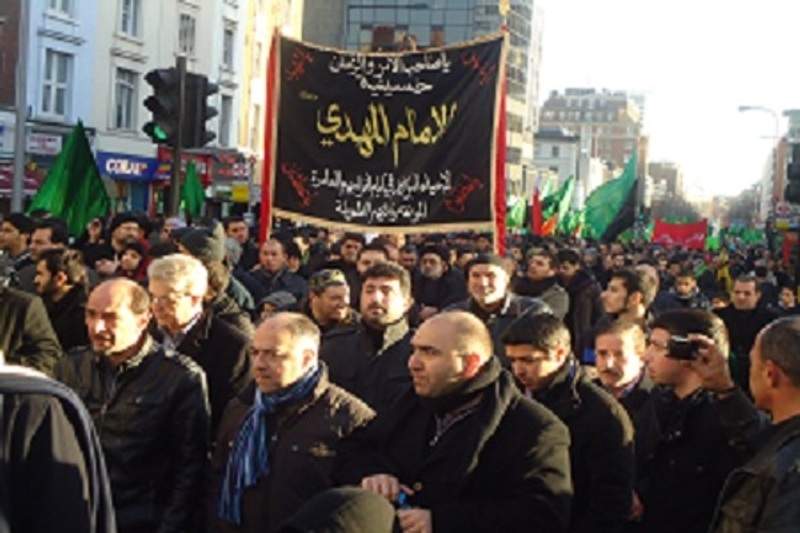 مسيرة حسينية للجالية اللبنانية في لندن - مصور 