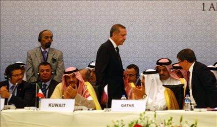 مؤتمر اسطنبول يتولى إدارة الحرب الأهلية في سوريا 