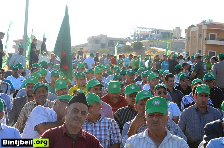 حركة امل احيت ذكرى الشهيد هاني علوية &quot; ابو علي &quot;  في مارون الراس ( تقرير مصور ) 