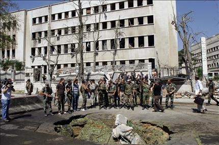 اختراق أمني جديد في قلب دمشق: هجوم مزدوج على مقر قيادة الأركان 