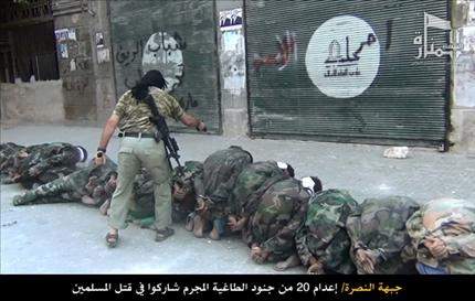 «جبهة النصرة» تنشر صور إعدام جنود 