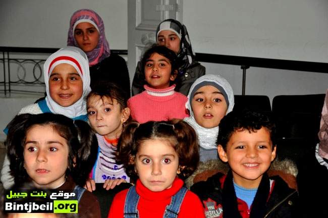 حفل ترفيهي لاطفال سوريين في النبطية 