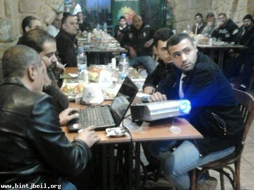 دهانو بنت جبيل حضروا حفل كوكتيل اقامته دهانات الجزيرة في مطعم التحرير