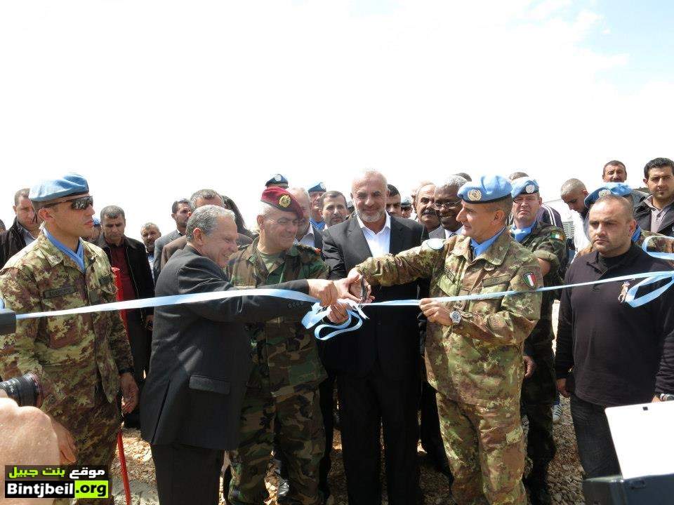 بالصور.. حفل تدشين خزان مياه في بلدة بليدا برعاية قائد اليونيفيل