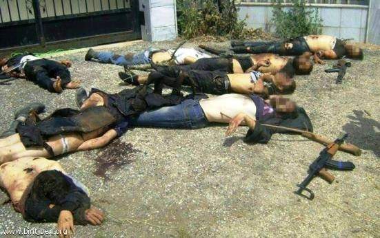 50 قتيلا للمسلحين في كمين بريف دمشق وأسر أمير دولة العراق والشام في تل أبيض