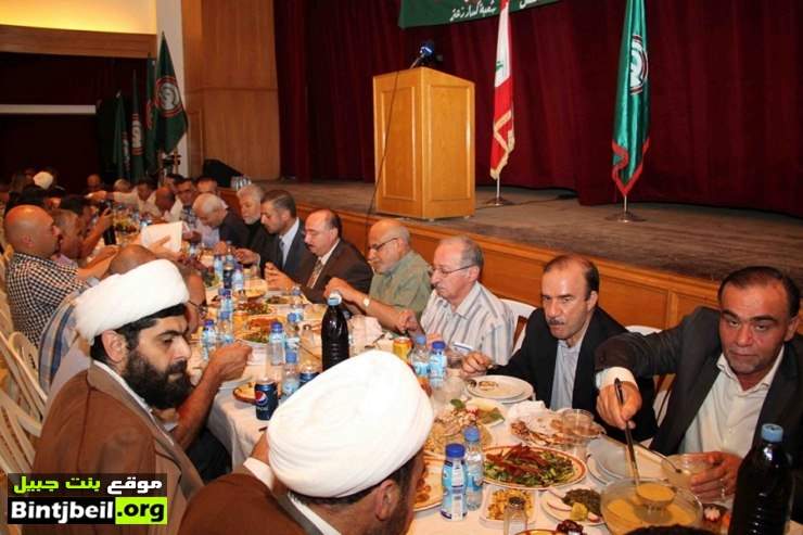 حركة امل اقامت افطاراً رمضانياً تكريماً لعوائل الشهداء و الجرحى في النبطية