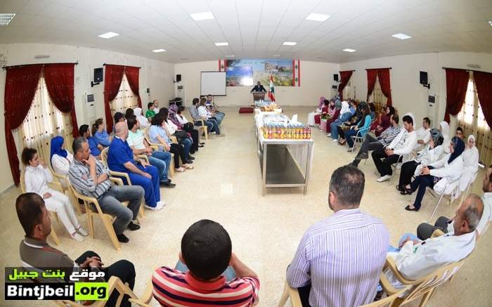 استعدادات و احتياطات في مستشفى بنت جبيل الحكومي تحسباً لهجومات كيميائية في اي حرب مقبلة 