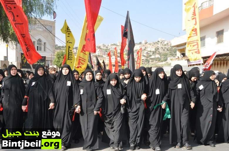 تقرير مصور (2) من المسيرة العاشورائية الكبرى في مدينة بنت جبيل 