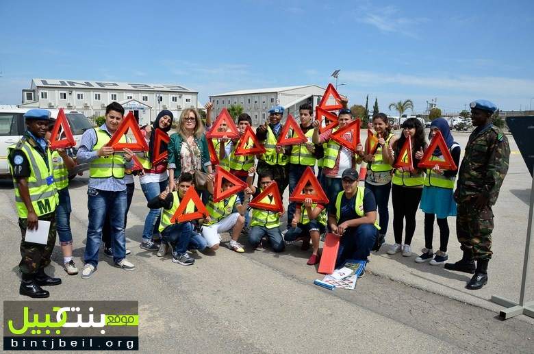 إحياء الأسبوع العالمي للسلامة المرورية في مقر قيادة القطاع الغربي لليونيفيل