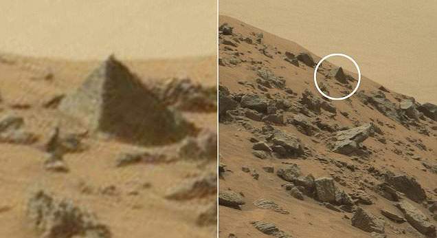 اكتشاف هرم على سطح المريخ شيدته "حضارة قديمة"