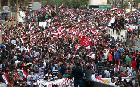 العراق | 3 إصلاحات جديدة للعبادي وتفويض من المرجعية/  الصدريون يتظاهرون ضد... المالكي