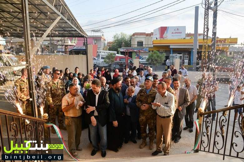 اليونيفيل الإيطالية تدشن قاعة إجتماعات في القصر البلدي في دير قانون النهر- قضاء صور‏