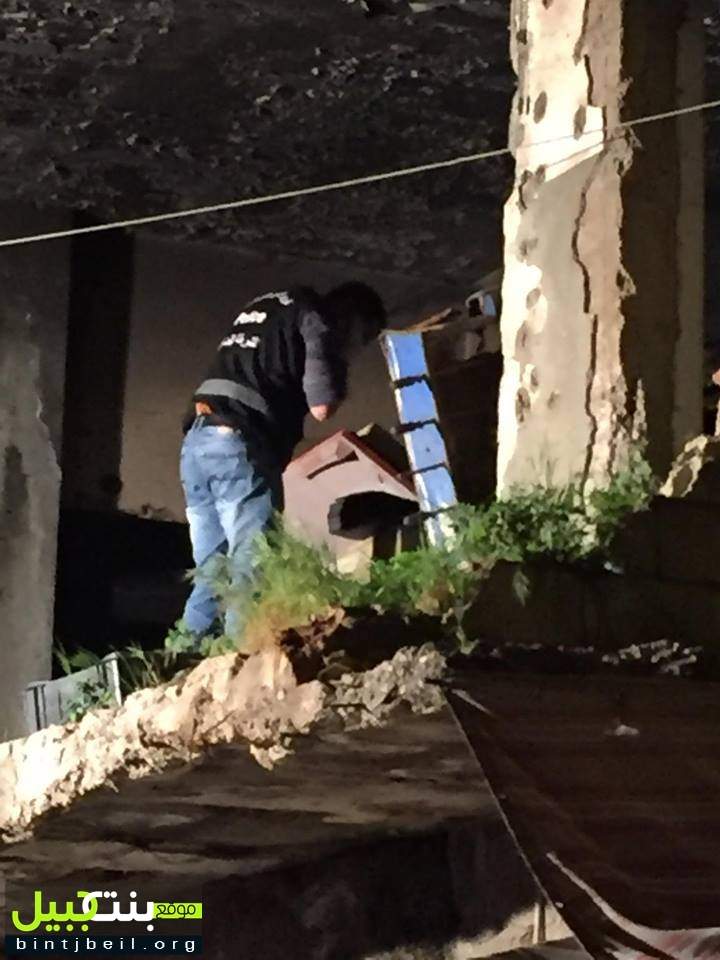 بالصور / موقع بنت جبيل يجول في مكان الانفجار الذي وقع في احدى الشقق السكنية في شارع بعجور ببرج البراجنة