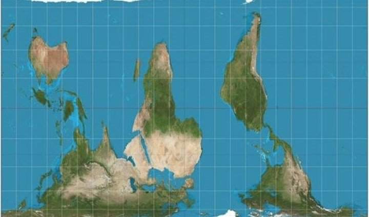 سر &quot;مدهش&quot; بخريطة العالم
