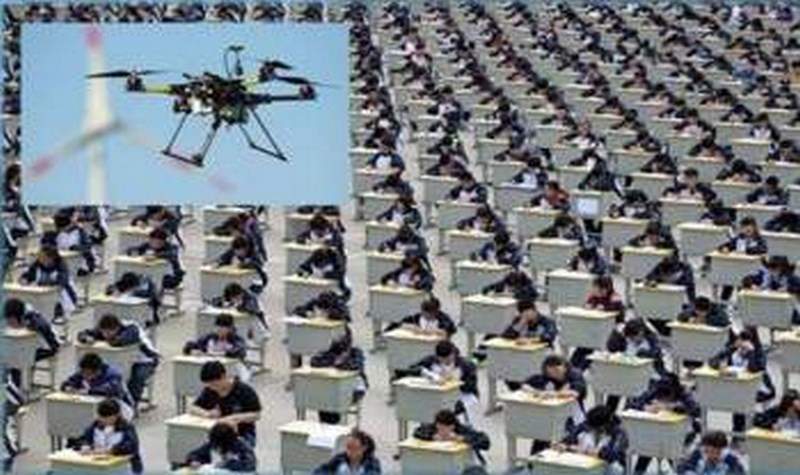 طائرات بدون طيار لمكافحة &quot;الغش&quot; بالامتحانات في الصين