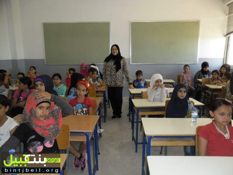 نشاط النادي الصيفي لكشافة الرسالة الاسلامية في مدرسة بنت جبيل الرسمية و مخيمات فوج بنت جبيل النهارية