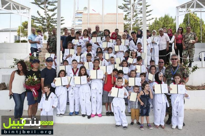 اليونيفيل الكورية تنظم دورة تايكواندو لأطفال ضباط وعناصر الجيش اللبناني