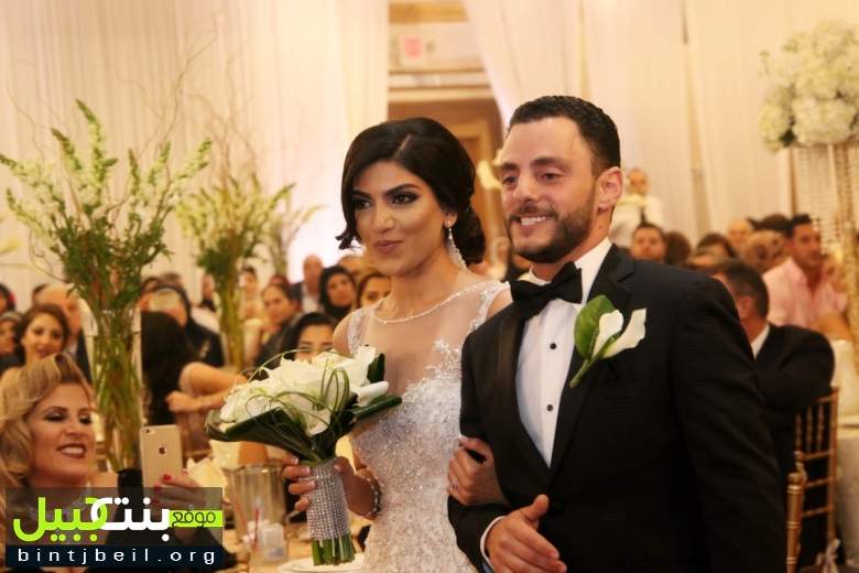 الجالية اللبنانية في ميشيغن احتفلت بزفاف العروسين الشاب محمد إحسان بيضون والآنسة ليال عارف سعد