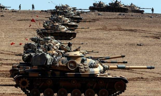 مقتل 5 جنود اتراك واصابة 9 آخرين في هجوم لداعش بمنطقة الباب شمال سوريا