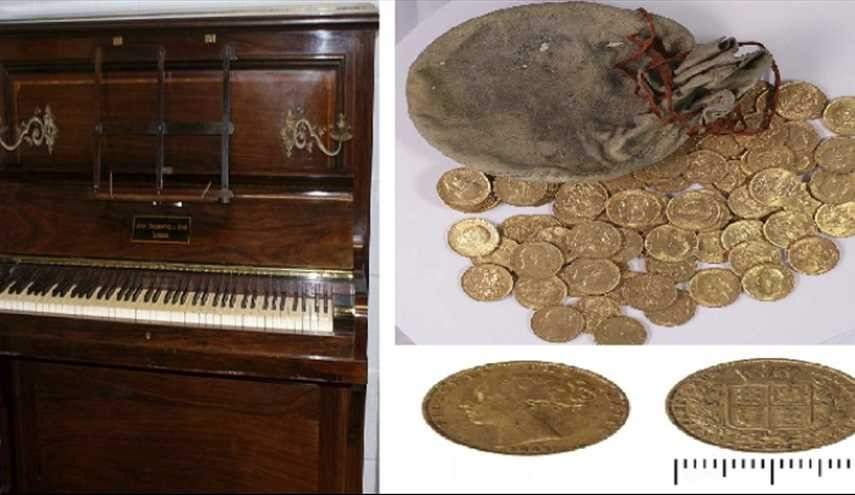 العثور على كنز داخل بيانو قديم مخبأ منذ الحرب العالمية الاولى