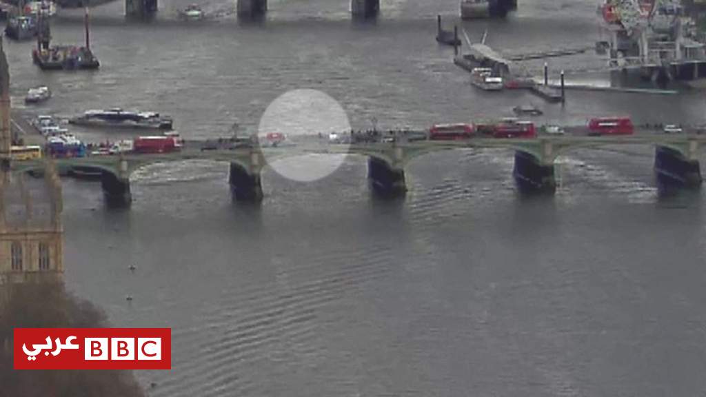 بالفيديو/ لحظة سقوط امرأة في نهر التيمز أثناء هجوم لندن