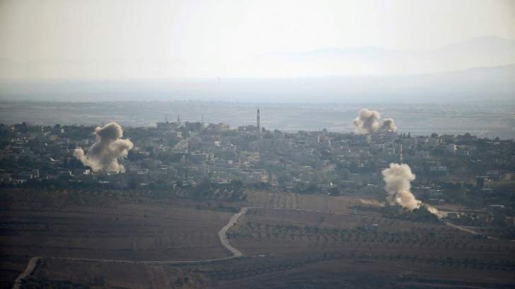 جيش الاحتلال الإسرائيلي قصف مواقع تابعة للجيش السوري في القنيطرة