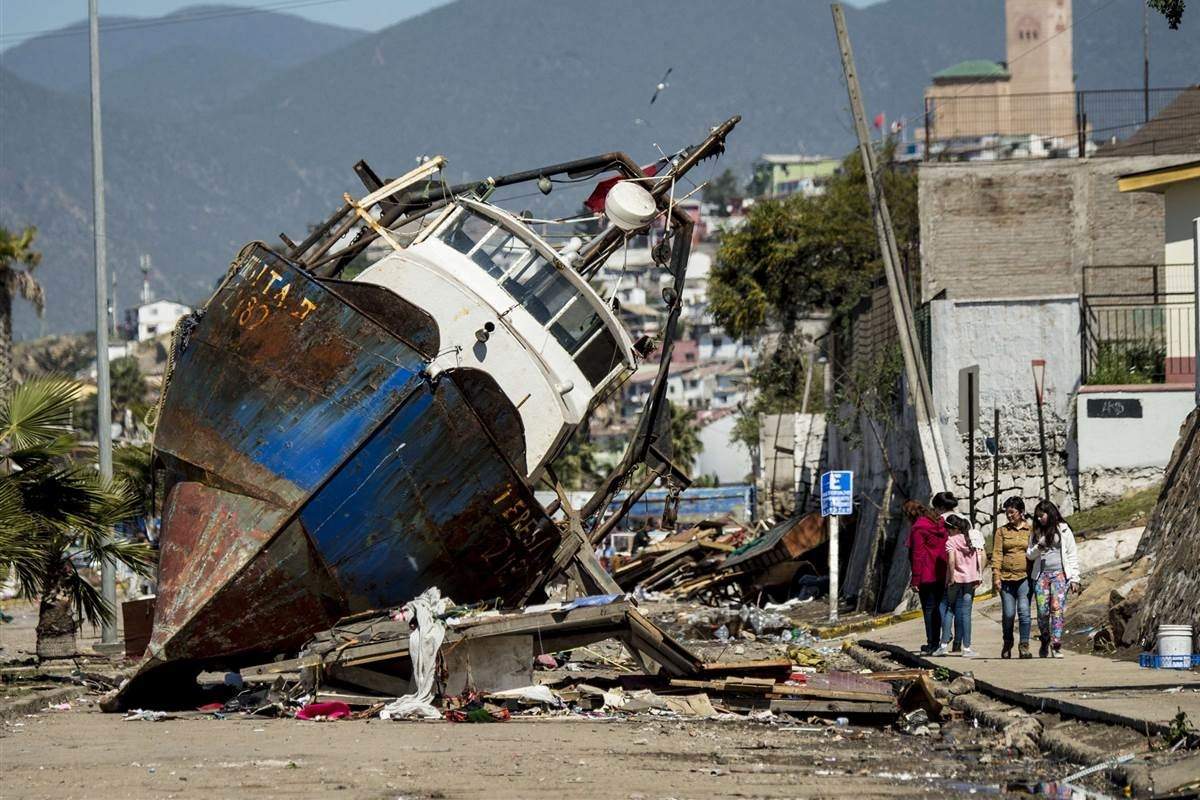 زلزال بقوة 7,1 درجات يضرب وسط تشيلي