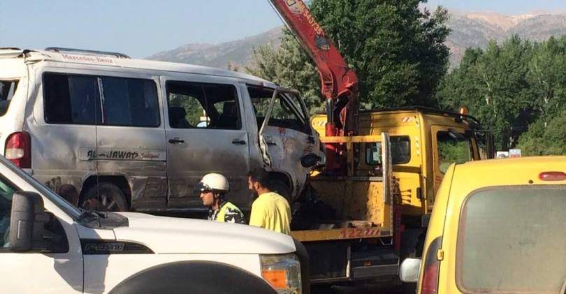 بالفيديو/ هكذا وقع حادث شتورا الذي راح ضحيته قتيلين