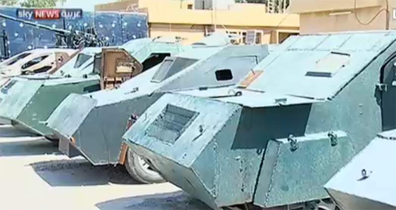 هكذا يصنع &quot;داعش&quot; مدرعاته المفخخة