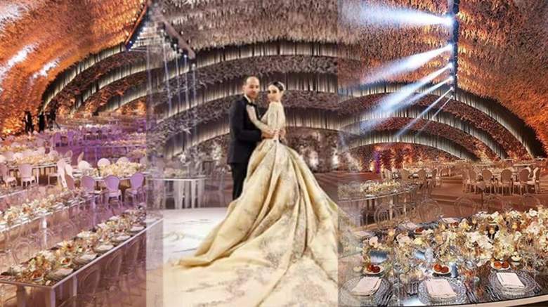 بالفيديو و الصور / زفاف لبناني اسطوري وخيالي يشغل مواقع التواصل