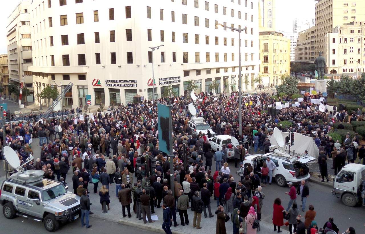 متعاقدو المهني والتقني: للإعتصام في رياض الصلح الأربعاء