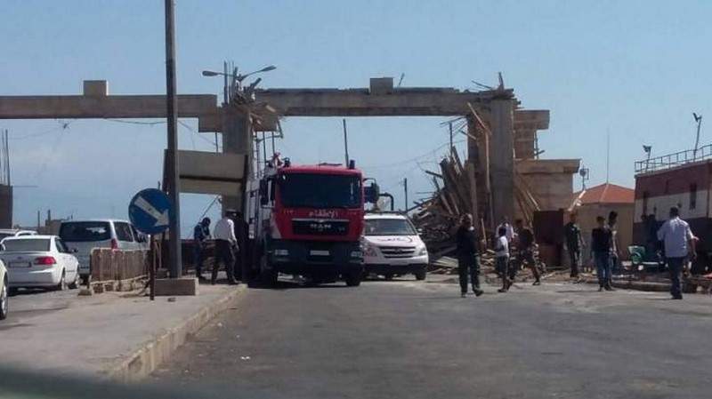 قتيل بإنهيار سقف عند معبر العريضة الحدودي بين لبنان سوريا