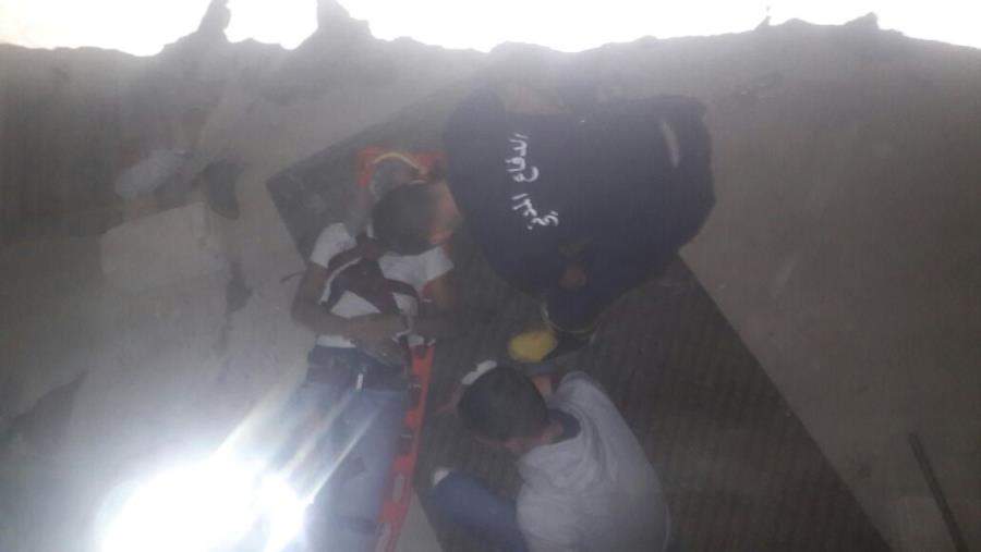 بالصور: سقط داخل حفرة في احد المنازل المهجورة في جبيل