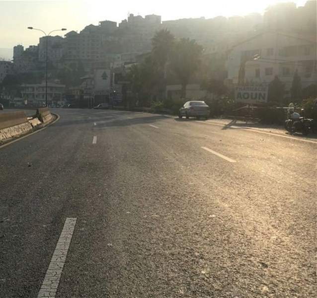 بالفيديو/ تصادم 6 سيارات على أوتوستراد عمشيت