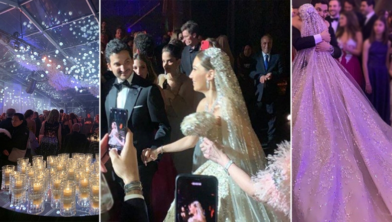 بالصور والفيديو/ حفل زفاف أسطوري في باريس لنجل حاكم مصرف لبنان رياض سلامة