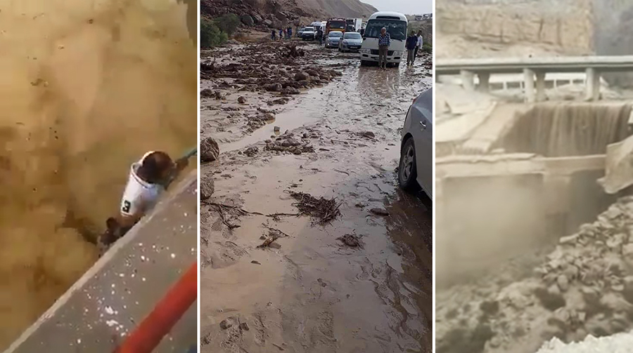 الأردن يعلن حالة الطوارئ القصوى...ارتفاع عدد ضحايا العاصفة إلى الـ14 كانوا على متن الحافلة المدرسية المنكوبة التي جرفتها السيول!