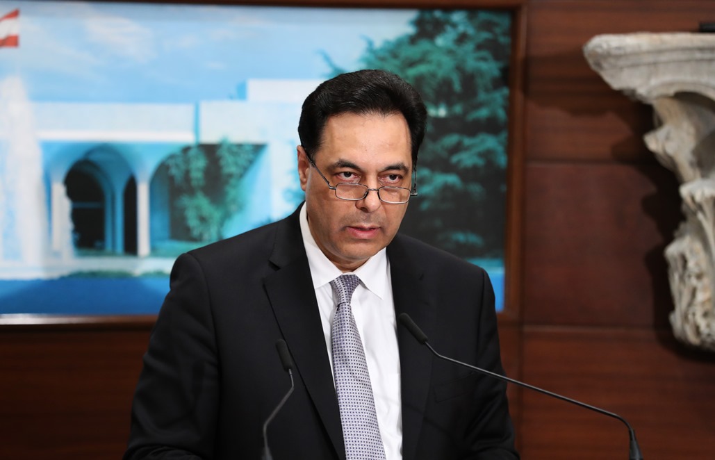 الرئيس دياب: الحكومة مستمرّة بحالة الاستنفار لكن بكل أسف هناك من يحاول العرقلة ويضع العصي في الدواليب... وفي حال حصول موجة ثانية من انتشار &quot;الكورونا&quot; فستكون موجة أعلى من الأولى
