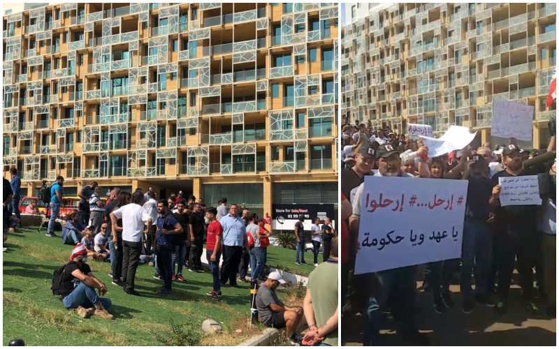 بالصور والفيديو/ بدء توافد المعتصمين إلى ساحة الشهداء في وسط بيروت بعد الدعوة للتظاهر احتجاجا على الاوضاع المعيشية في البلاد!