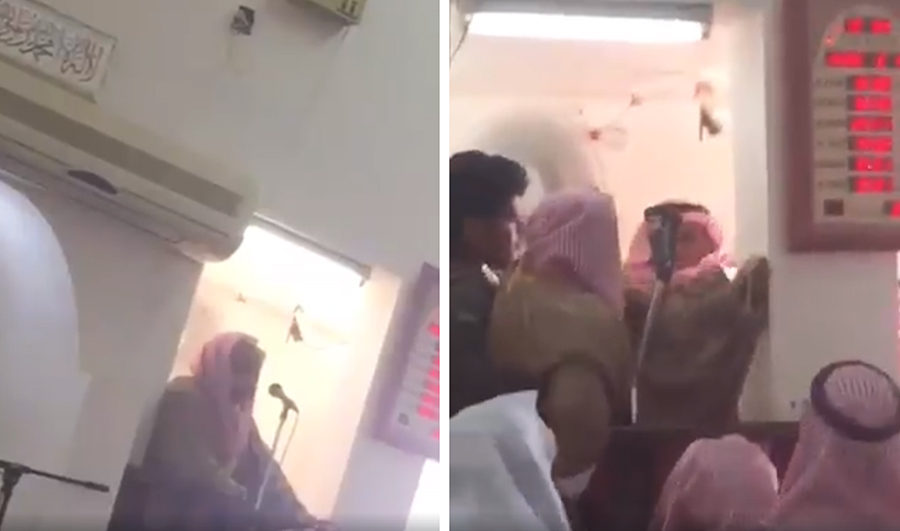 بعد الفيديو المتداول...لماذا أنزل خطيب مسن من على المنبر في السعودية؟ رواية رسمية ونشطاء يشككون