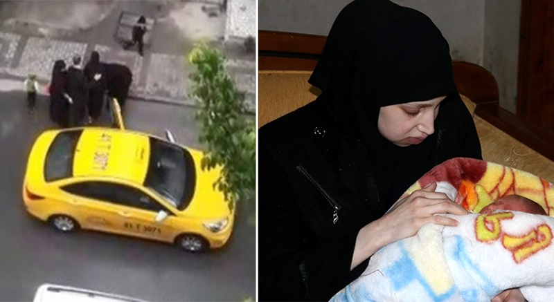 محاكمة سائق تاكسي في تركيا بعدما طرد سيدة سورية حامل من السيارة وتركها تلد في الشارع (فيديو)