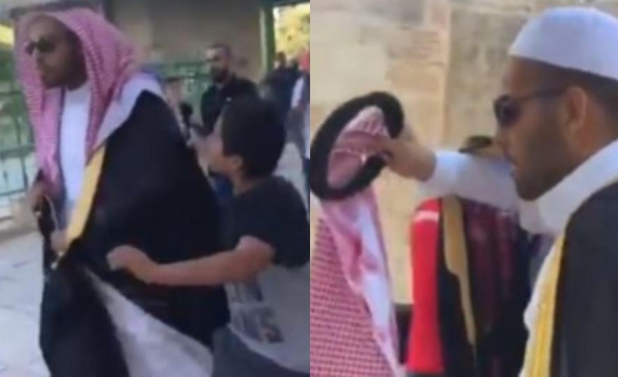 الاحتلال &quot;الإسرائيلي&quot; يستدعي مقدسيين بتهمة &quot;إهانة&quot; الصحفي السعودي الذي زار المسجد الأقصى