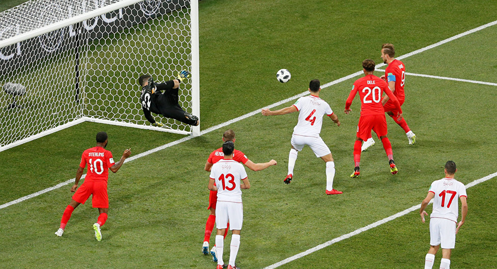 تونس تسجل أول هدف عربي في مونديال روسيا 2018...عادلت النتيجة (1 - 1) مع انكلترا