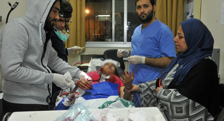 بالصور/ من أضرار الإعتداء الإسرائيلي على سوريا فجراً