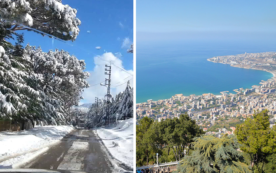 صيف لبنان المشمس مستمر...وموسم الشتاء مبشّر بالخيرات في لبنان والشرق الأوسط عموماً
