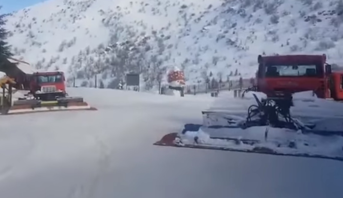 بالفيديو/ شلل تام في مراكز التزلج بجبل الشيخ نتيجة الاوضاع الراهنة