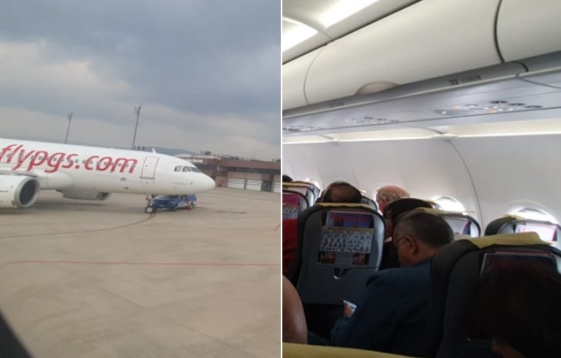 بالصور/ طائرة انطلقت من بيروت نحو اسطنبول أجرت طيراناً دائرياً لمدة ساعة في الجو ثم حطت في مطار عسكري